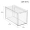 mDesign Plastic Stackable Bathroom Storage Organizer with Drawer